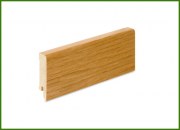 Skirting board veneered with oak veneer - unpainted 6,0*1,6